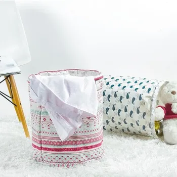 

Dirty linen basket clothes storage basket toy instoragebarrels waterproof laundry basket Home Furnishing dustbin 35*44cm