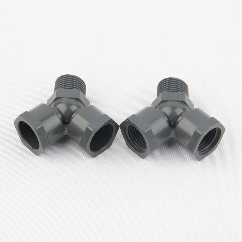 5pcs 1/2" Male 20mm PVC Connector Y Type Three Way UPVC Connectors