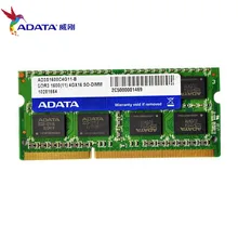 AData 4GB DDR3L 4 Гб 1600 МГц 2RX8 PC3-12800 DDR3 Тетрадь Оперативная память SO-DIMM 1333 10600 2G 204 оперативной памяти ноутбука памяти