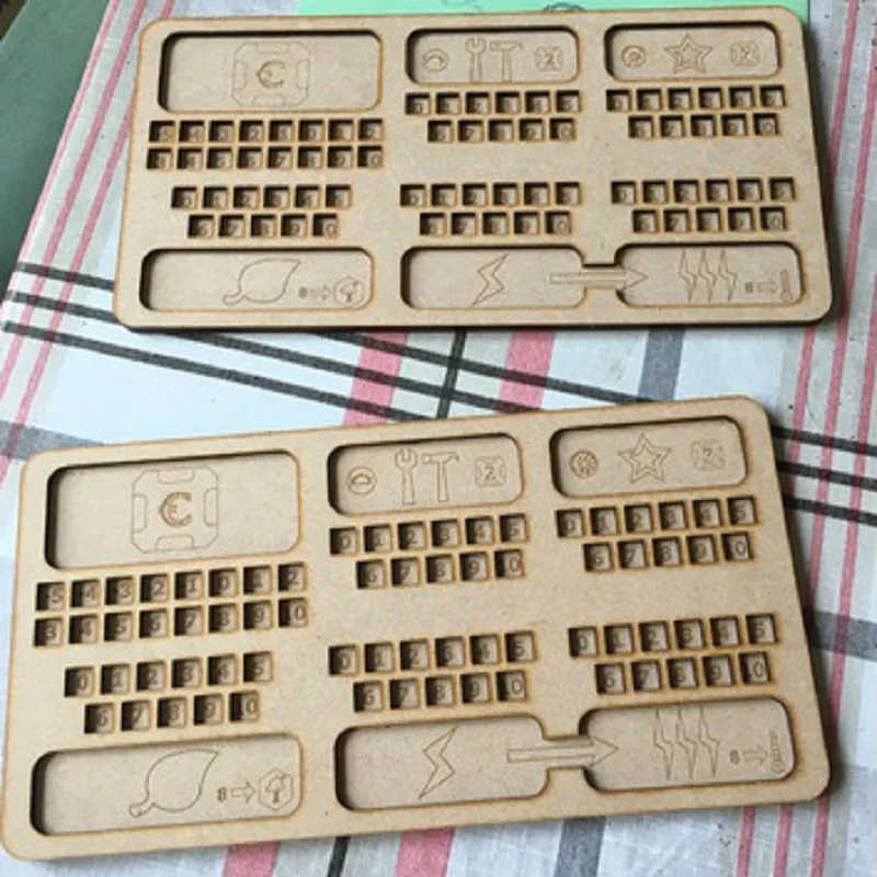 

Terraforming Mars Card Game Storage Box Organizer for Wooden Receiving Compact Wooden Case The Broken Token Box Stand Size