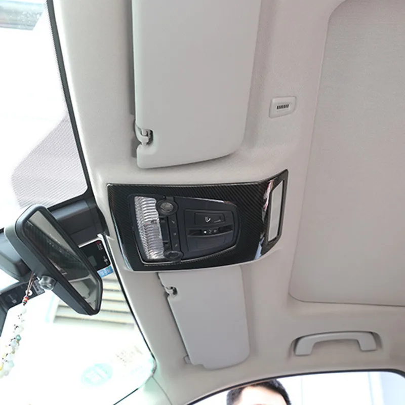 Car-Roof-Reading-Light-Frame-Decoration-For-BMW-X3-F25-X4-F26-2014-17-Carbon-Fiber (3)