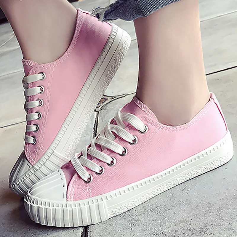 

Canvas shoes women sneakers 2018 fashion flats shallow size 35-40 vulcanize casual shoes sneakers woman shoes zapatos mujer