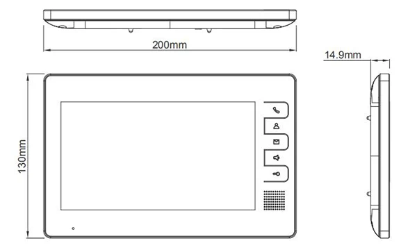 VIDEO Door PHONE 7 inch 1