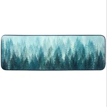 Уютные мягкие живописные коврики с принтом лося нескользящий моющийся прочный коврик бегунок для спальни прикроватный коврик Домашний коврик синий зеленый