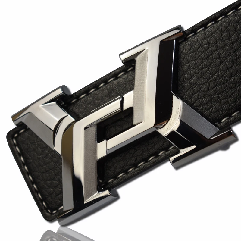 Luxury Belts for Men Fashion Business Casual High Quality Smooth Buckle Designer Male Leather Belts