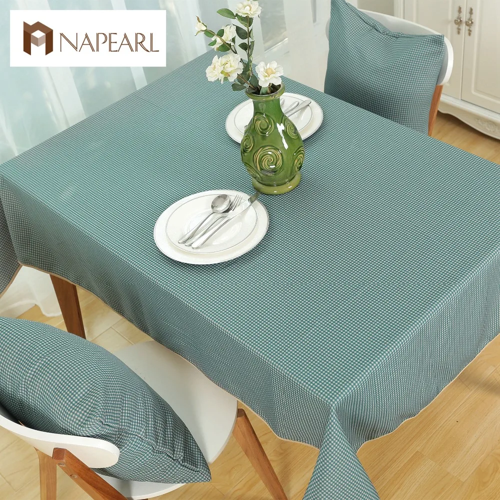 Ancient style Party Table Cloth Cotton TableCloth Printed Nappe green