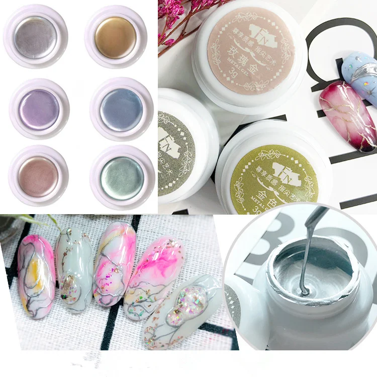 

Metel Spider Gel Nail Art DIY Nail Design Point To Line Drawing And Painting Decoration Pulling Silk Spider Gel Lacquer Decor
