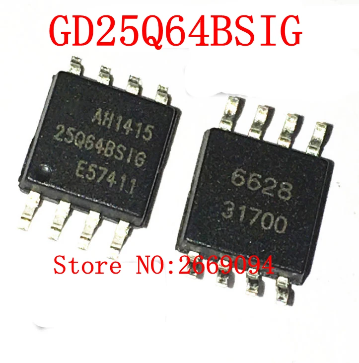 20/50 шт. 25Q64BSIG 64M чип памяти флэш-памяти чипы GD25Q64BSIG SMD SOP-8 новый оригинальный |
