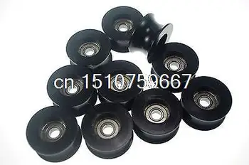 

(10)8*40*20.7mm 0840UU 8mm Groove Guide Pulley Sealed Rail BallBearing 8*40*20.7