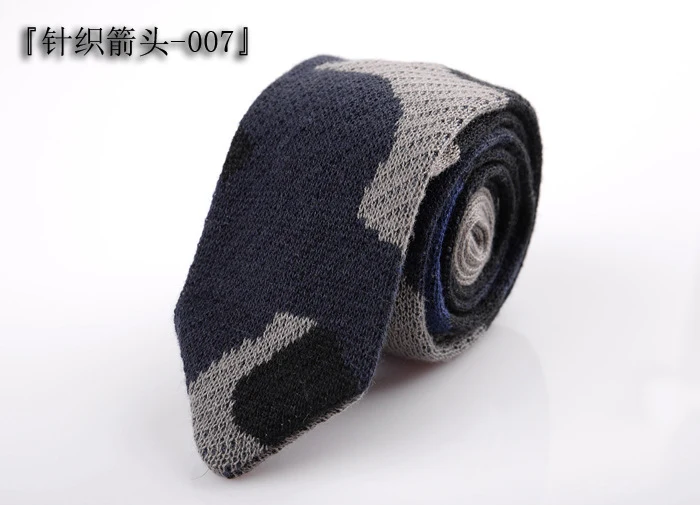 XINCAI 2018 6 см Новое поступление Мужская Мода Solid Tie Knit Вязаный Галстук плотная галстук узкий тонкий тощий сплетенный Повседневное Галстуки