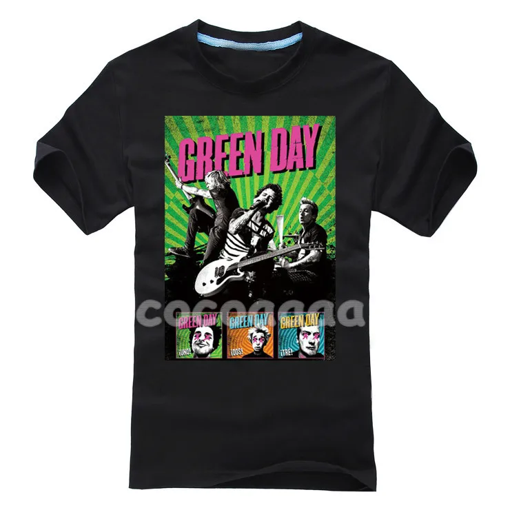 31 designs Vintage Punk style Green Day Rock Brand white black shirt 3D fitness 100%Cotton skateboard Streetwear Harajuku tee - Цвет: 1