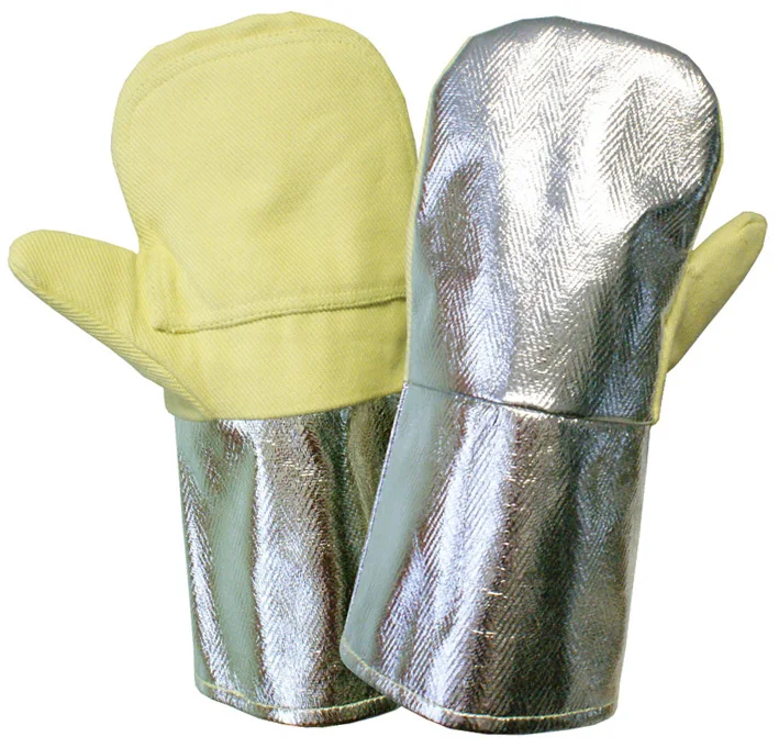 рукавицы термостойкие пара (до +450 °с) cgpro. термостойкая варежка. силиконовая рукавица. жаростойкие рукавицы 62147. рукавицы арселоновые термостойкие 43 см.