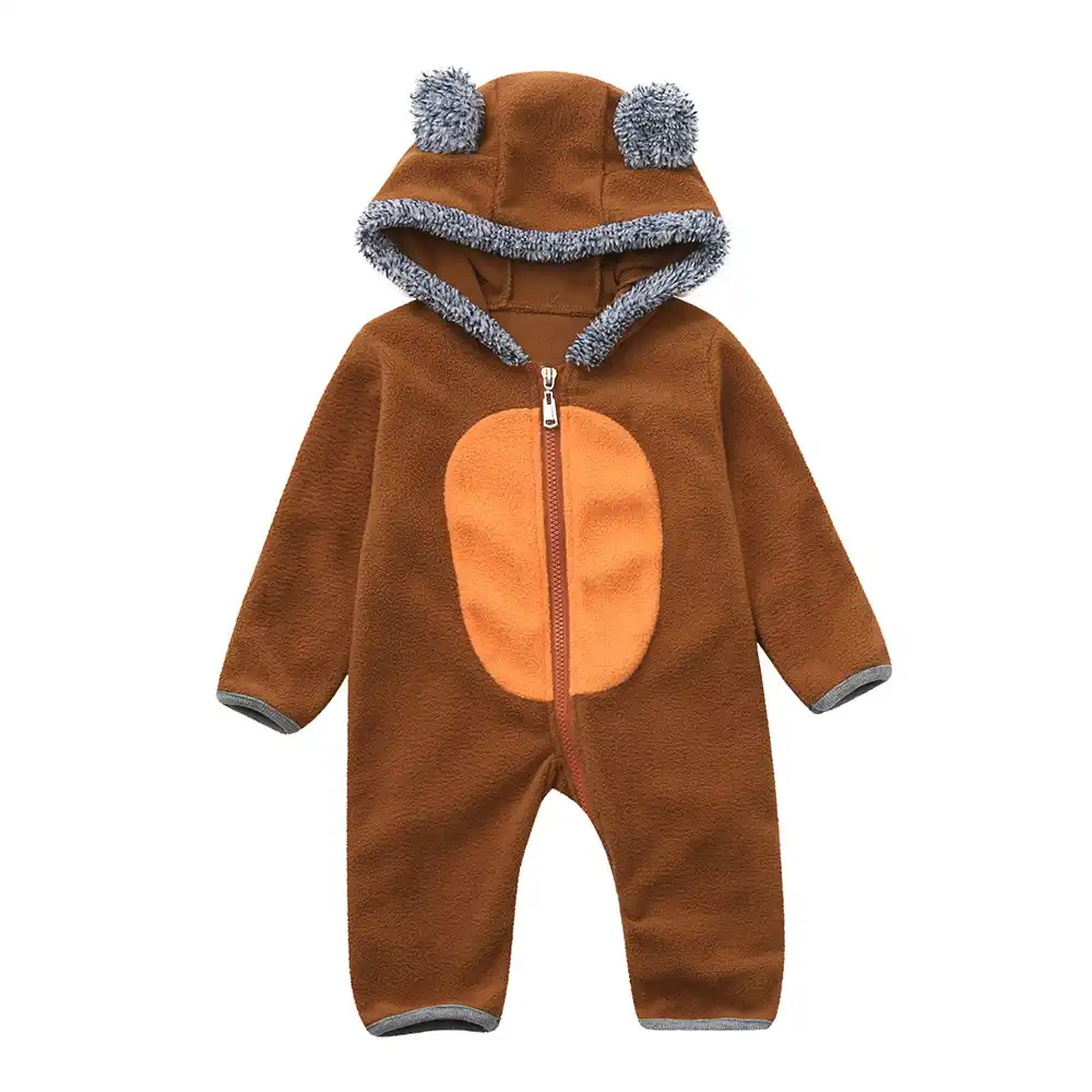 one piece fleece suit baby