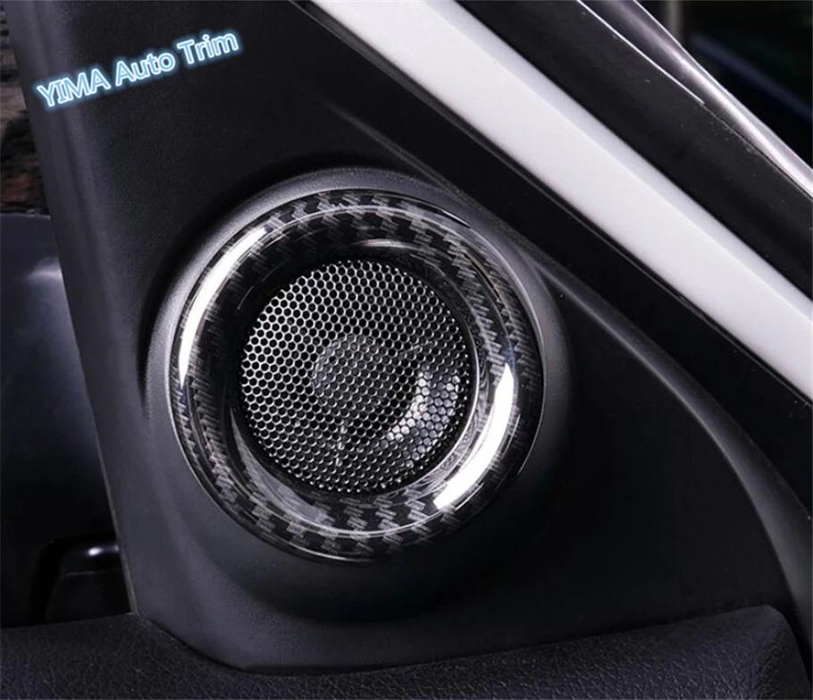

Lapetus Car Styling Inner Window Pillar A Front Speaker Audio Sound Ring Cover Trim 2 Pcs For Honda Civic 2016 2017 2018 Sedan