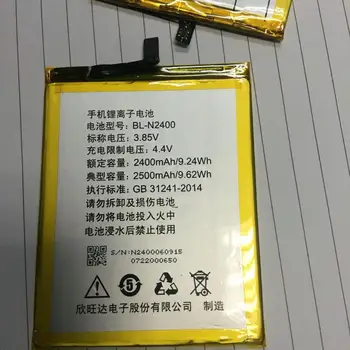 

High Quality 9.24wh 2500mAh Big Capacity Phone Battery For GIONEE BL-N2400 Battery smartphone with tracking number