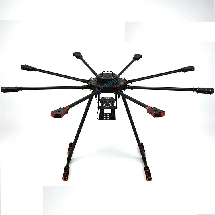 

1Set Aerial Photography X8 8-Axis Carbon Fiber Frame Kit 16mm Tube 950mm/1050mm Wheelbase Arm Frame for Multi-rotor Drones
