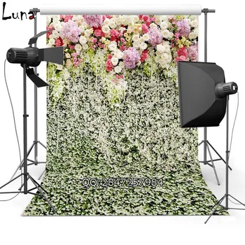 

MEHOFOTO Floral Vinyl Photography Background For Flower Wall New Fabric Flannel Backdrop For Lover photo studio Props 2412