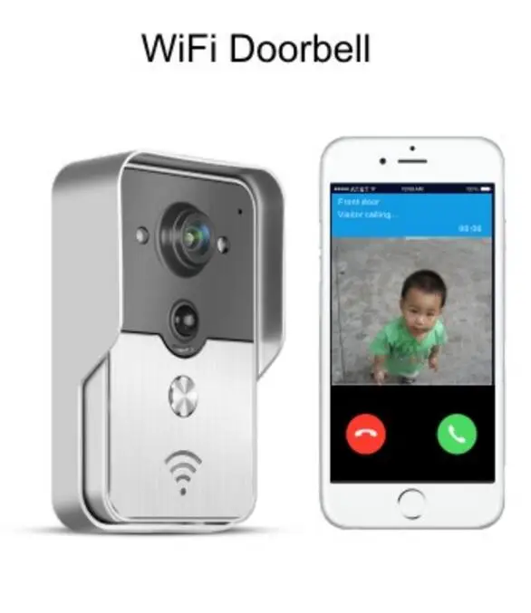 Free shipping WIFI IP video doorphone wireless video