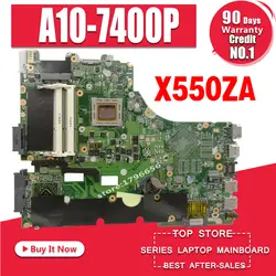 X550ZA Материнская плата ноутбука para ASUS X550ZA X550ZE X550Z X550 K550Z X555Z VM590Z A10-7400P LVDS тесте mainboard оригинальный GM