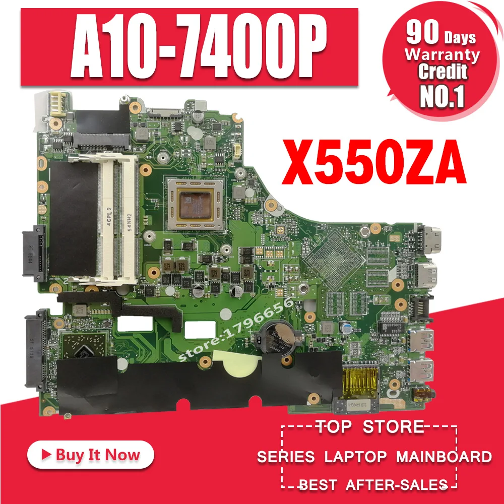 X550ZA Laptop motherboard para ASUS X550ZA X550ZE X550Z X550 K550Z