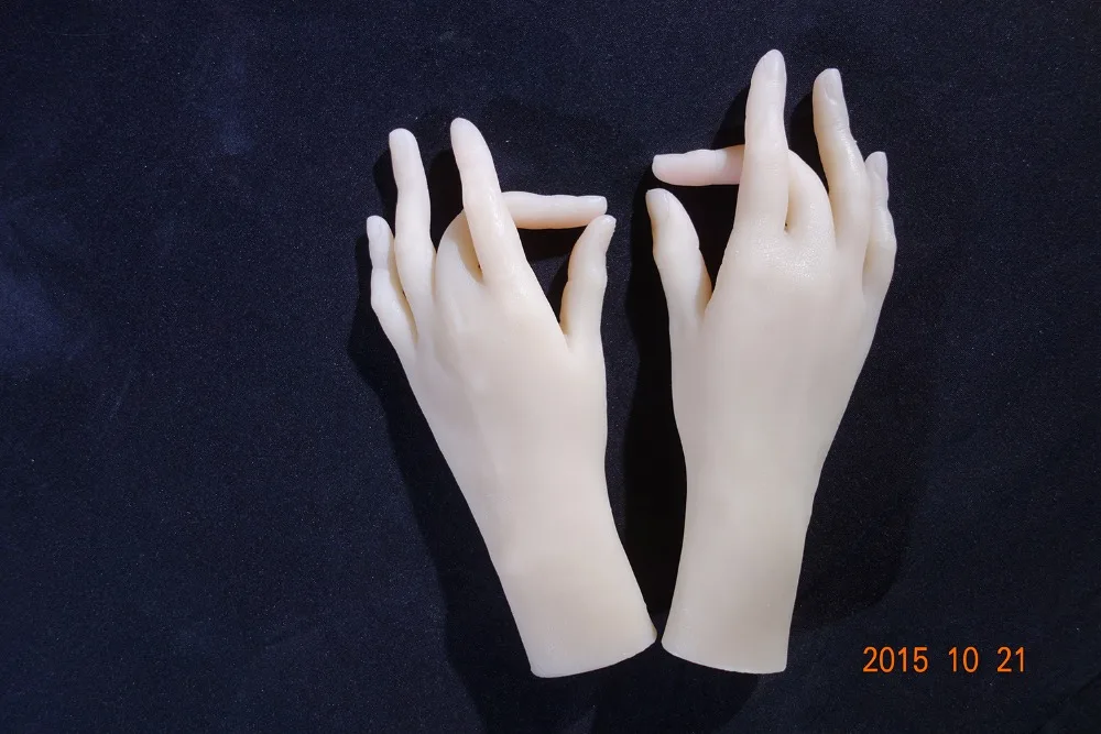 Free shipping Solid Silicone Female Hands font b Sex b font font b Doll b font