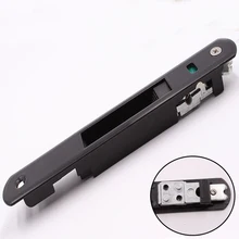 1 шт. Раздвижная стеклянная дверь окно ручка замок Крюк стиль заподлицо цинковый сплав QP2