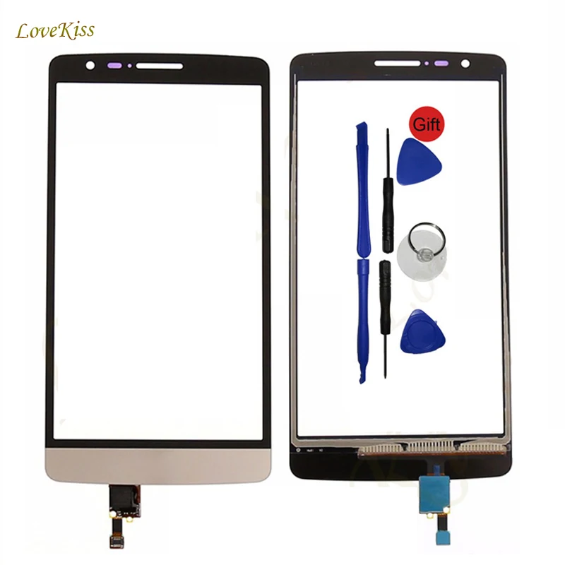 

For LG G3S Touch Screen Panel Digitizer Connector For LG G3s G3 Mini Beat D722 D724 Front Glass Lens Sensor Replacement Toolkit