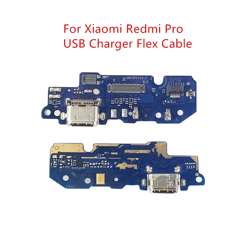 Для Xiaomi Redmi Pro USB зарядное устройство Порт док-коннектор pcb плата гибкий зарядный