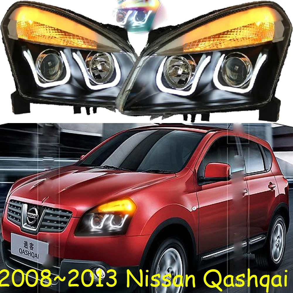 Автомобильный головной свет для Qashqai фары 2008~ 2013/~ год Qashqai фары Qashqai DRL Hi Lo Скрытая ксеноновая