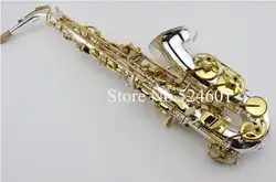 Новые Selmer R54 саксофон Eb Alto Sax серебрение Профессиональный Латунь музыкальных инструментов с мундштук саксофона