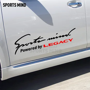 

2 Pieces Sports Mind Car Styling For subaru legacy exterior accessories On Car Covers Automobiles Car Sticker Decal