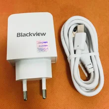 Оригинальное зарядное устройство для путешествий ЕС Подключите адаптер+ Тип C кабель для Blackview BV9000 Pro Helio P25 Octa Core 5," FHD