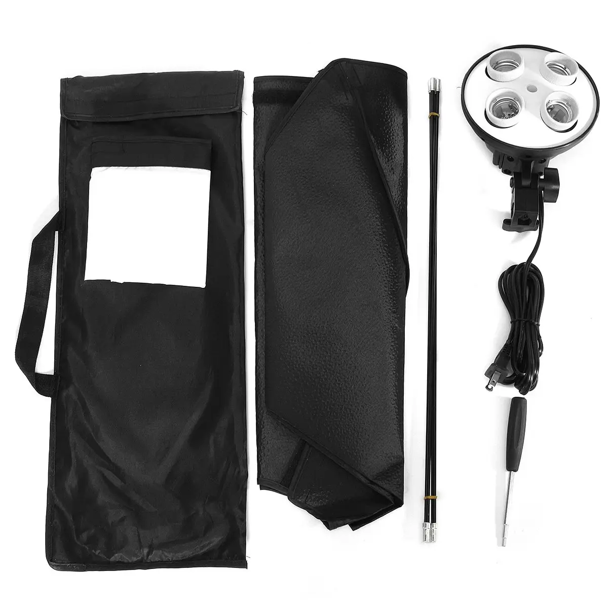 

2018 New Arrival Photo Video Studio Lighting 50*70cm Softbox Light + 4-Socket E27 Lamp Holder Kit