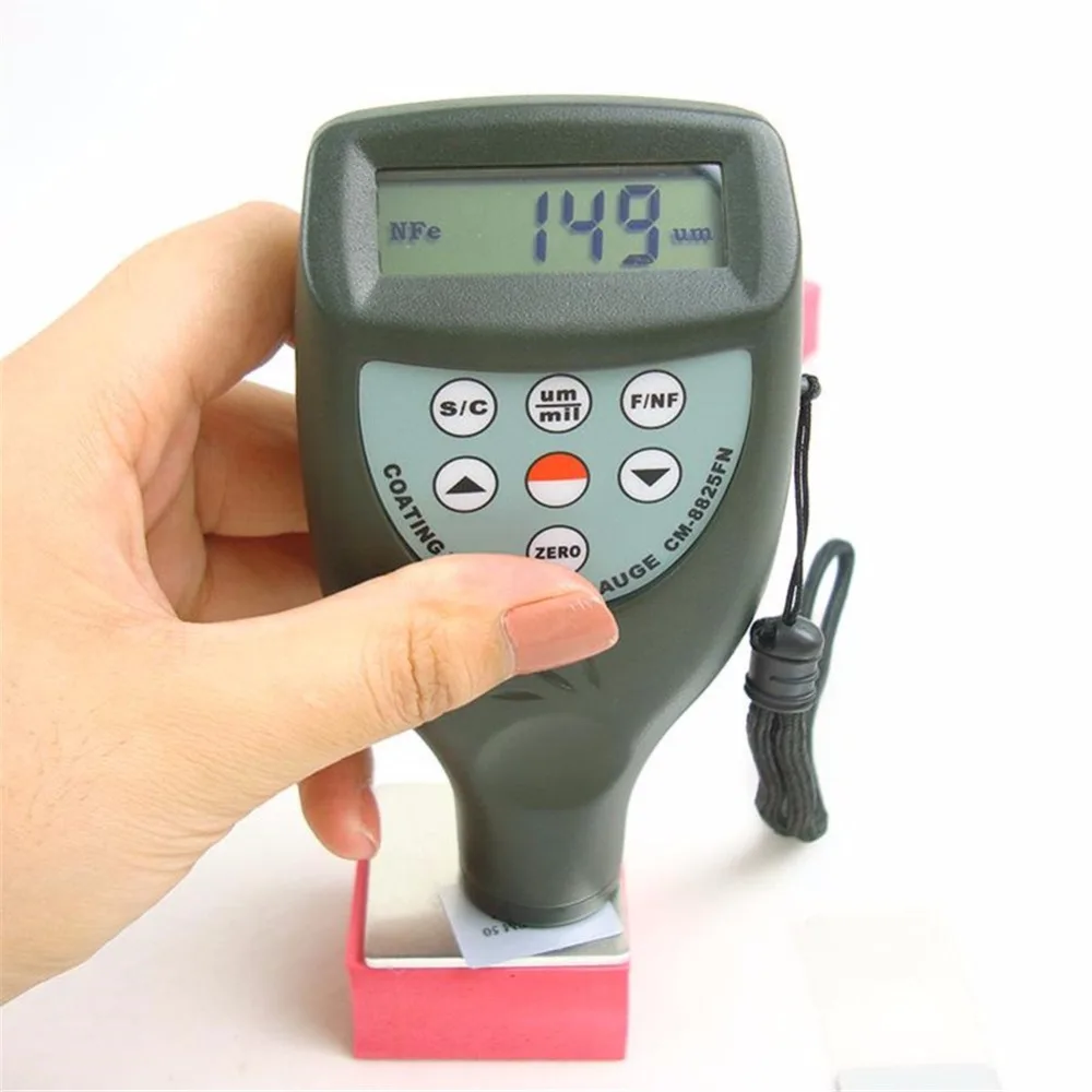 CM8825F Coating Thickness Gauge 0 1250 um / 0 50 mil Thickness Meter