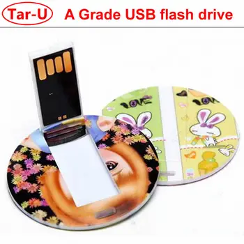 

Bottom price: 32GB Round card USB flash drive cheapest flash pen drive hot sales flash pendrive