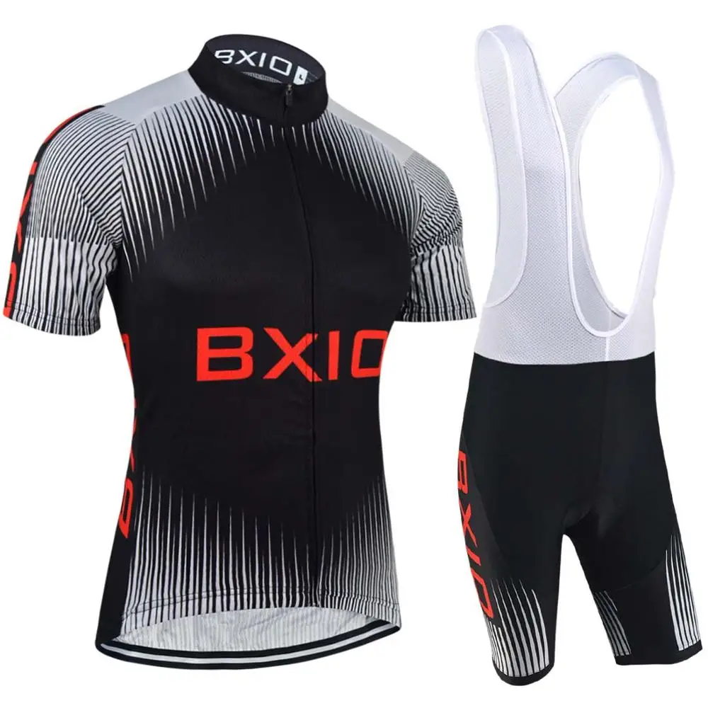 BXIO Pro Tour велосипедные Джерси комплекты Ropa Ciclismo летняя велосипедная одежда Bicicleta Maillot Culotte Strava Italia Bretelle 057 - Цвет: BX0209H057