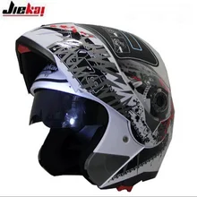 2016 Новый JIEKAI JK105 открытым лицом Мотоциклетный Шлем Мотокросс undrape мотоцикл шлемы, изготовленные из ABS 2 Цветов размер M, L, XL