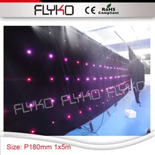 Стиль p18cm гибкий разумной цене отображения видео под занавес 4ft x 17ft