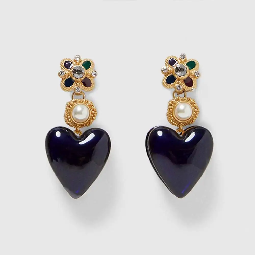 Flatfoosie ZA, модные новые ожерелья в форме сердца для женщин, ювелирные изделия в стиле бохо, роскошные массивные Длинные ожерелья с подвесками, для девочек, для свадебной вечеринки, новинка