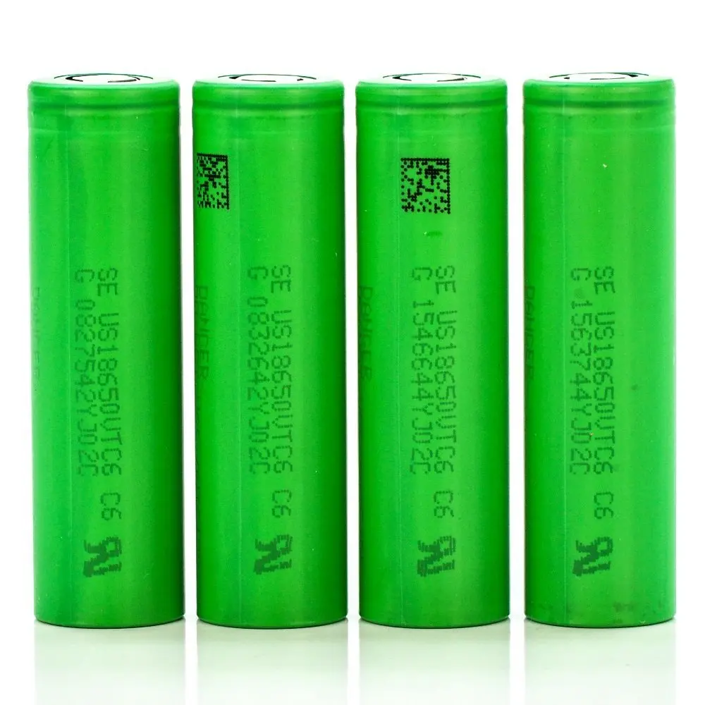 Оригинальная 3,6 V US18650 VTC6 3000mAh 30A разрядка E-Cig батарея для sony+ коробка
