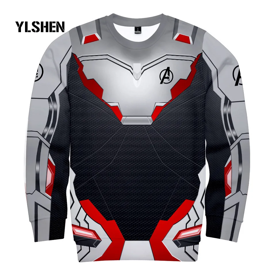 Avengers Endgame Jacket Avengers 4 Hoodies Cosplay Costume 3D Print Sweatershirt 2019 Final Battle Quantum Warfare Clothes Kids