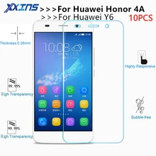 10 шт./партия закаленное Стекло для Huawei Honor 4A SCL-TL00 Y6 2 компактный Экран протектор из закаленного стекла, защитная 5 дюймов чехол с кристаллами