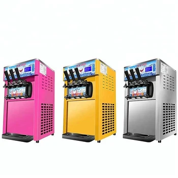 

Commercial table top soft ice-cream cone making serve ice cream machine