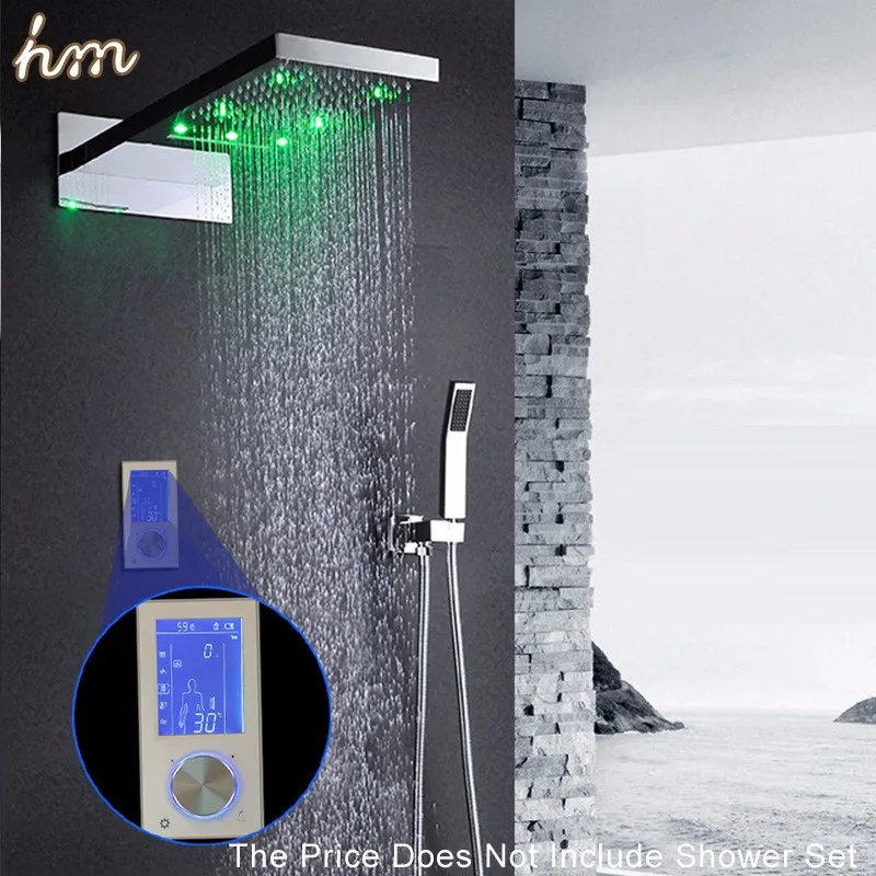 hm Digital Shower Controller,LED Touch 3 Way Thermostat Shower Controller,Display Control System,LCD Smart Temperature Mixer  (1)