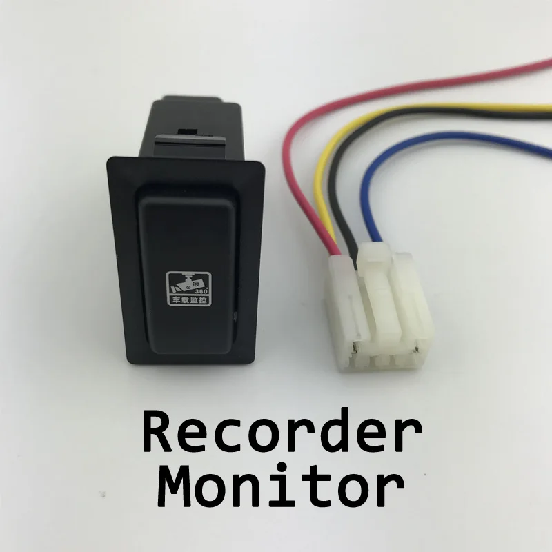 

Fog Light LED DRL Camera Recorder Monitor Parking Sensor Music Tailgate Fan Car Switch Button with wire For Great Wall C20R C30