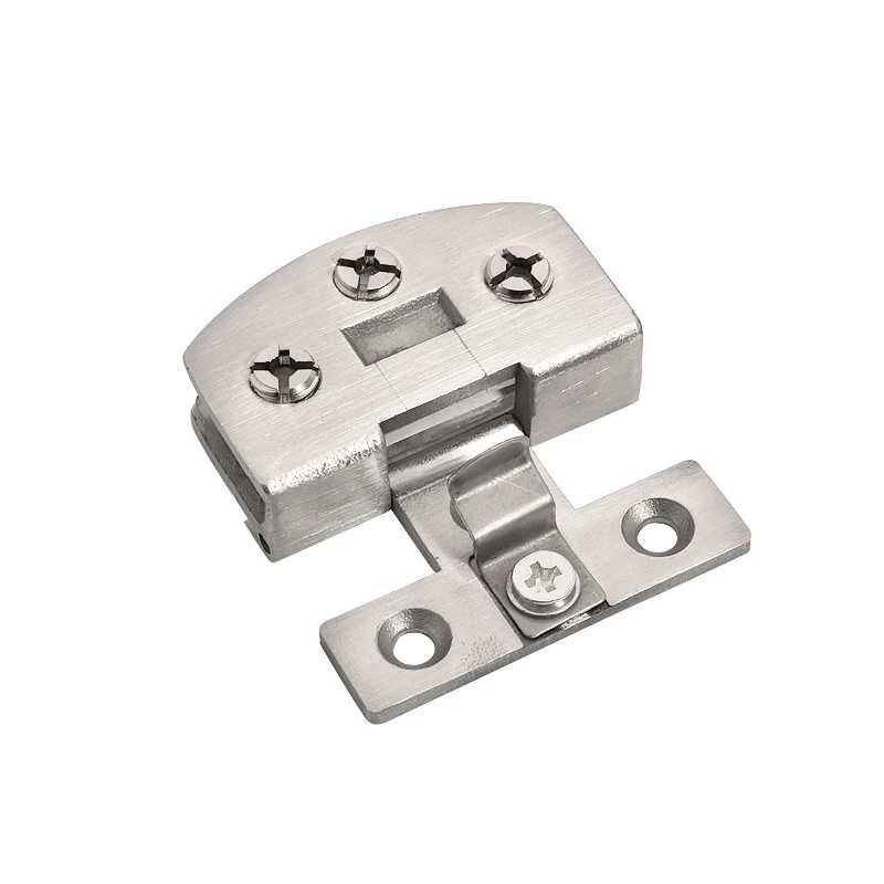 Window Display Cabinet Wood Cabinet Glass Door Clamp Free Hole Not Perforated Hinge 2PCS