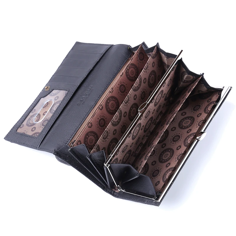 Fashion Brand Women Wallet Genuine Leather High Quality Coin Purse Female Cowhide Fashion Brand Women Wallet Genuine Leather High Quality Coin Purse Female Cowhide