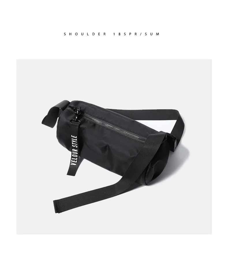 Модная сумка на грудь, уличная сумка на плечо, уличная сумка в стиле хип-хоп, Диагональная Сумка, сумка-барабан для пары, для отдыха, ткань Оксфорд, водонепроницаемая