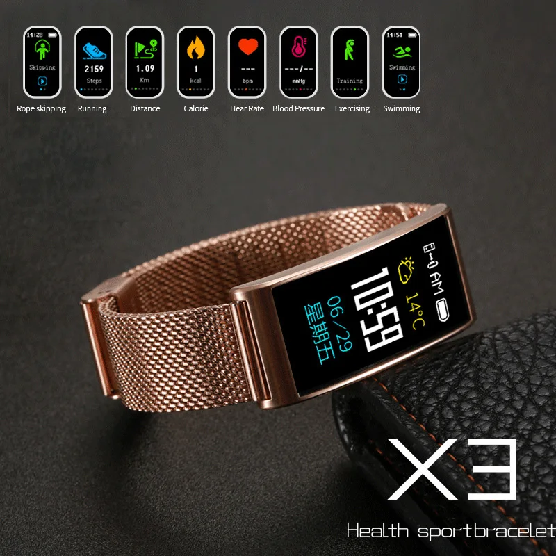 

X3 Smart Watch Men Women Heart Rate Monitor Pedometer Sport Activity Tracker Smartwatch for iOS Apple Iphone Android Phone Reloj