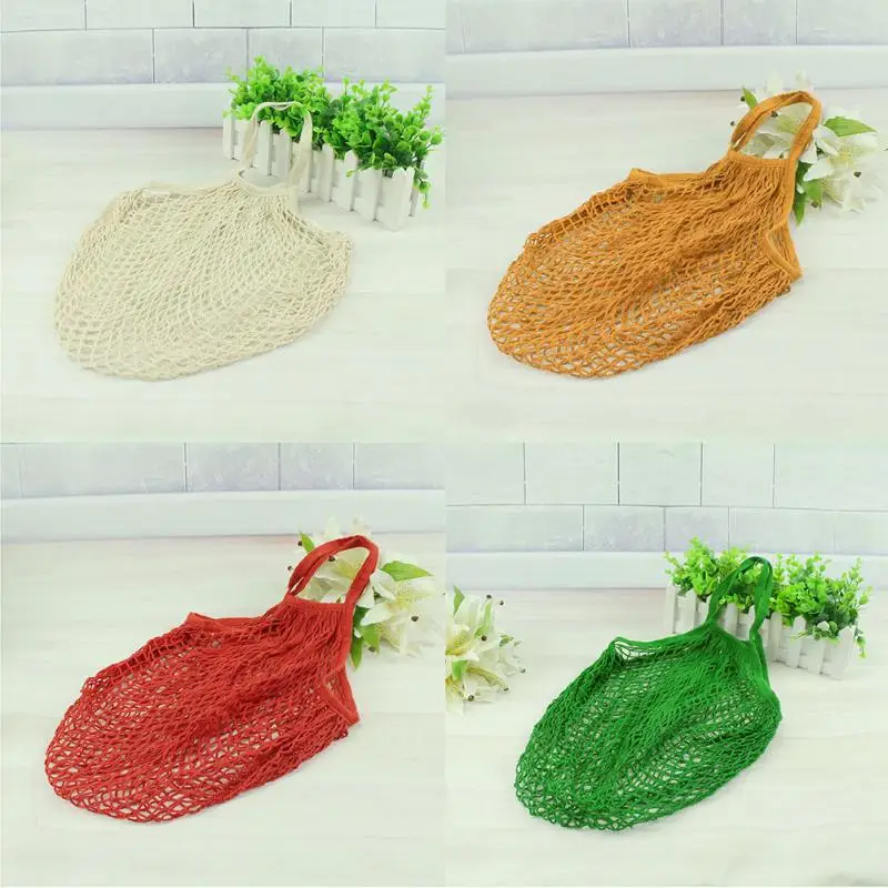 Mesh Net Shopping Bag Reusable Grocery Bag Eco Friendly Woven Cotton Bag Totes Fruit Storage Handbag Casual Handbag One Piece Mesh Net Shopping Bag Reusable Grocery Bag Eco Friendly Woven Cotton Bag Totes Fruit Storage Handbag Casual Handbag One Piece